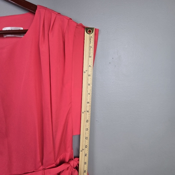 ELIZA J Sleeve Sash Belt Dress Pink Womens‎ Size 4 Cocktail Special Occasion - Picture 10 of 14